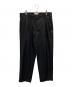 WTAPS（ダブルタップス）の古着「TUCK 01 TROUSERS」｜ブラック