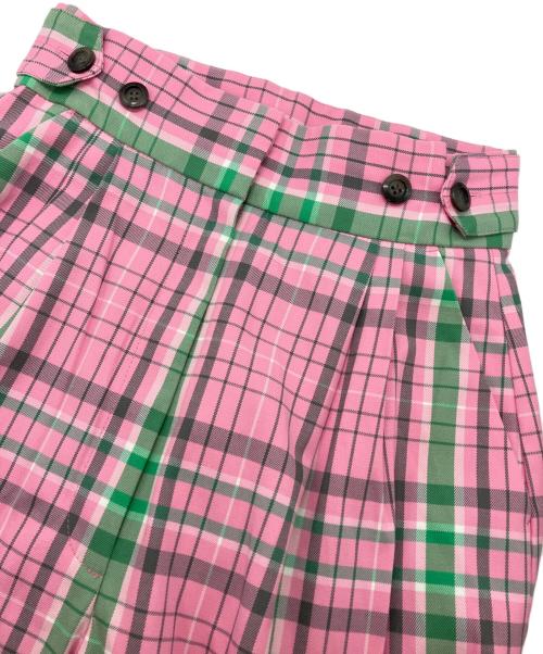 MAISON SPECIAL（メゾンスペシャル）MAISON SPECIAL (メゾンスペシャル) 2way Check Balloon Pants ピンク サイズ:36の古着・服飾アイテム