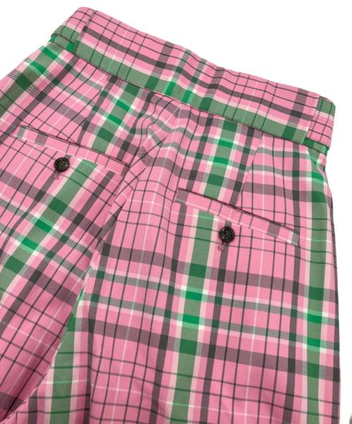 MAISON SPECIAL（メゾンスペシャル）MAISON SPECIAL (メゾンスペシャル) 2way Check Balloon Pants ピンク サイズ:36の古着・服飾アイテム