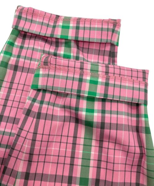 MAISON SPECIAL（メゾンスペシャル）MAISON SPECIAL (メゾンスペシャル) 2way Check Balloon Pants ピンク サイズ:36の古着・服飾アイテム
