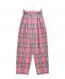 MAISON SPECIAL（メゾンスペシャル）の古着「2way Check Balloon Pants」｜ピンク