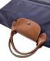 中古・古着 LONGCHAMP (ロンシャン) ル プリアージュ トラベルバッグ ネイビー：8000円