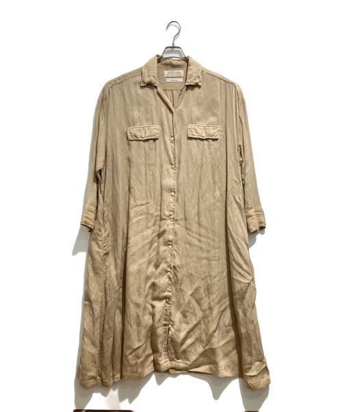 REMI RELIEF（レミレリーフ）REMI RELIEF (レミレリーフ) 別注LONG SHIRT DRESS ベージュ サイズ:Sの古着・服飾アイテム