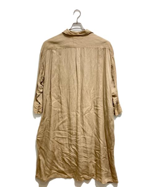 REMI RELIEF（レミレリーフ）REMI RELIEF (レミレリーフ) 別注LONG SHIRT DRESS ベージュ サイズ:Sの古着・服飾アイテム