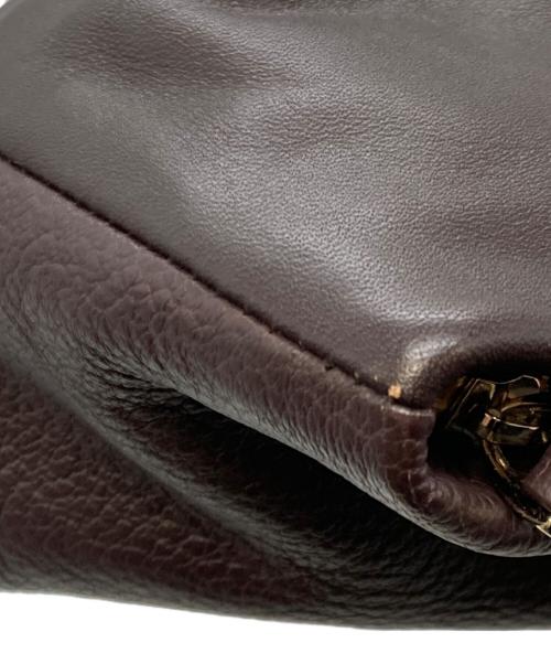 the VOLON（ザ ヴォロン）THE VOLON (ザ ヴォロン) GABIクラッチバッグ ブラウンの古着・服飾アイテム