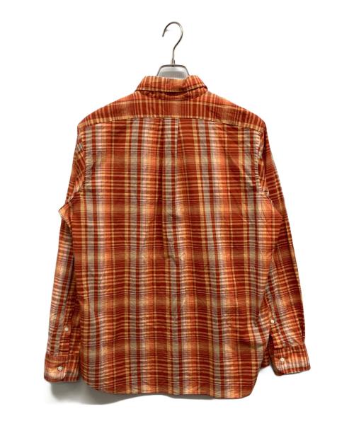 INDIVIDUALIZED SHIRTS（インディビジュアライズドシャツ）INDIVIDUALIZED SHIRTS (インディビジュアライズドシャツ) ボタンダウンチェックシャツ オレンジ サイズ:16 1/2-34の古着・服飾アイテム