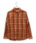 INDIVIDUALIZED SHIRTS（インディビジュアライズドシャツ）の古着「ボタンダウンチェックシャツ」｜オレンジ