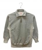 BONCOURAボンクラ）の古着「ハーフジップスウェット」｜グレー