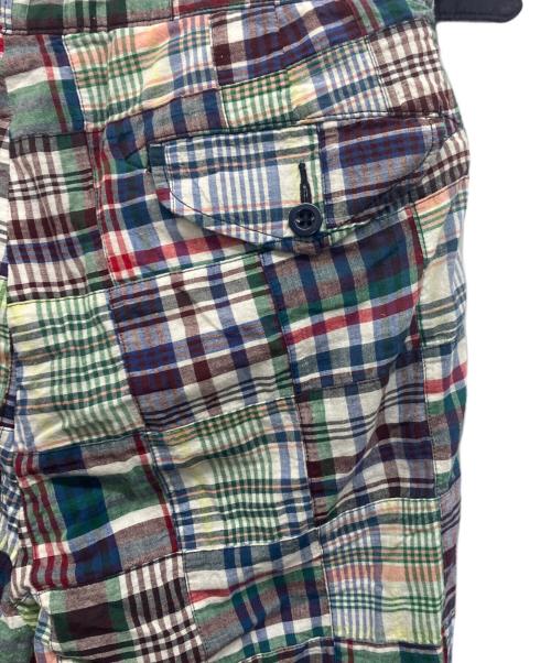 kenneth field（ケネスフィールド）kenneth field (ケネスフィールド) パッチワークグルカトラウザーズ グリーン サイズ:Lの古着・服飾アイテム