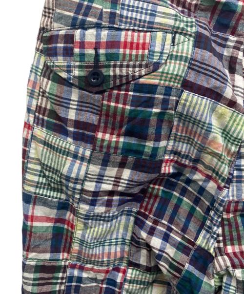 kenneth field（ケネスフィールド）kenneth field (ケネスフィールド) パッチワークグルカトラウザーズ グリーン サイズ:Lの古着・服飾アイテム