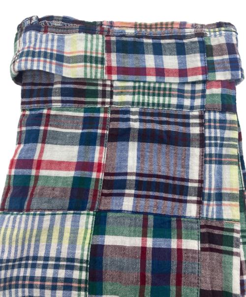 kenneth field（ケネスフィールド）kenneth field (ケネスフィールド) パッチワークグルカトラウザーズ グリーン サイズ:Lの古着・服飾アイテム