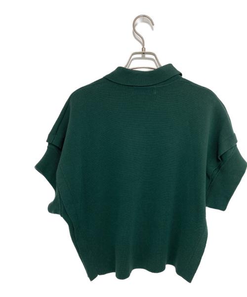 RIM.ARK（リムアーク）RIM.ARK (リムアーク) stylish polo knit グリーン サイズ:freeの古着・服飾アイテム