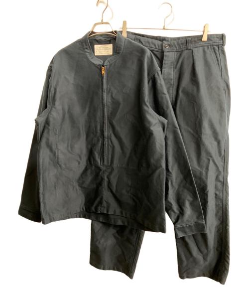 BSC Uniform（ビーエスシーユニフォーム）BSC Uniform (ビーエスシーユニフォーム) Moleskin Half Zip Jacket & Moleskin Work Pants Set Up ネイビー サイズ:4の古着・服飾アイテム