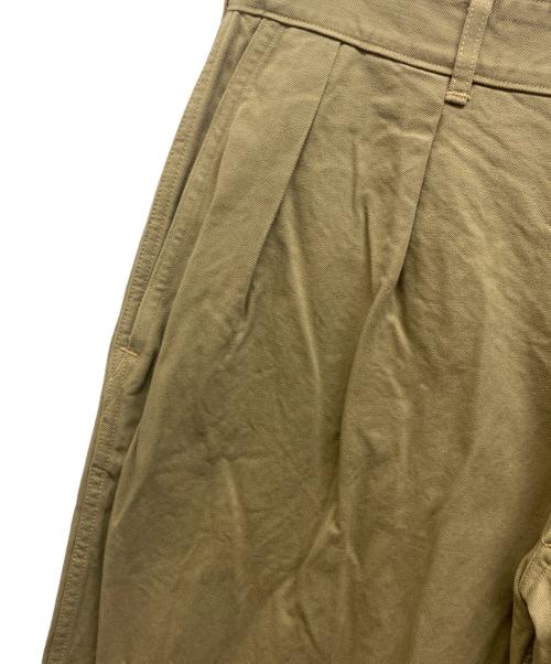 Nuu-4862（森山縫製-Nuu-）Nuu-4862 (森山縫製-Nuu-) 2tak Trousers Beige ベージュ サイズ:36の古着・服飾アイテム