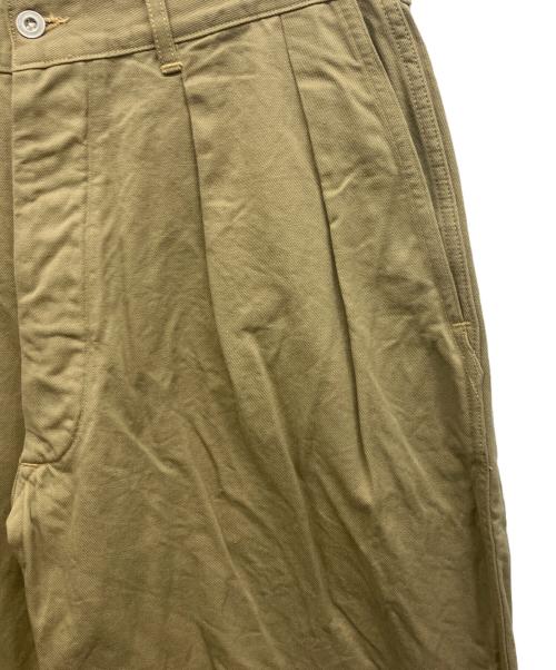 Nuu-4862（森山縫製-Nuu-）Nuu-4862 (森山縫製-Nuu-) 2tak Trousers Beige ベージュ サイズ:36の古着・服飾アイテム