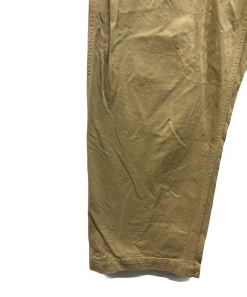 Nuu-4862（森山縫製-Nuu-）Nuu-4862 (森山縫製-Nuu-) 2tak Trousers Beige ベージュ サイズ:36の古着・服飾アイテム