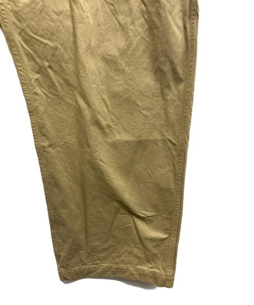 Nuu-4862（森山縫製-Nuu-）Nuu-4862 (森山縫製-Nuu-) 2tak Trousers Beige ベージュ サイズ:36の古着・服飾アイテム