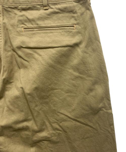 Nuu-4862（森山縫製-Nuu-）Nuu-4862 (森山縫製-Nuu-) 2tak Trousers Beige ベージュ サイズ:36の古着・服飾アイテム