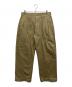Nuu-4862（森山縫製-Nuu-）の古着「2tak Trousers Beige」｜ベージュ