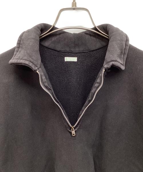A.PRESSE（アプレッセ）A.PRESSE (アプレッセ) Vintage Half Zip Sweatshirt　ヴィンテージハーフジップスウェットシャツ ブラック サイズ:3の古着・服飾アイテム