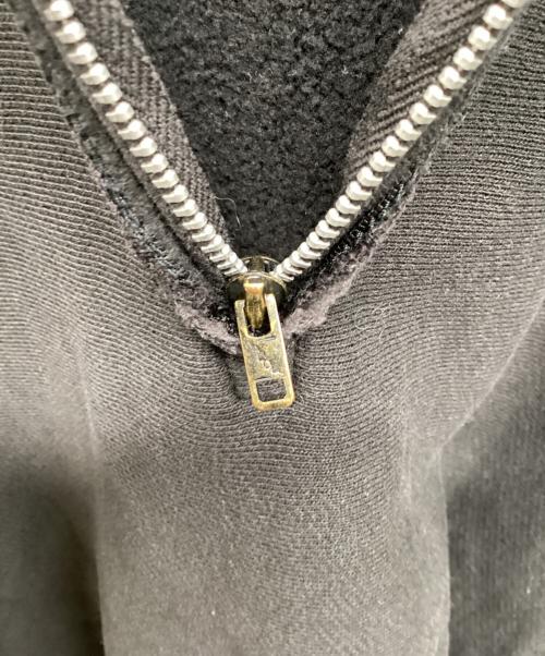 A.PRESSE（アプレッセ）A.PRESSE (アプレッセ) Vintage Half Zip Sweatshirt　ヴィンテージハーフジップスウェットシャツ ブラック サイズ:3の古着・服飾アイテム