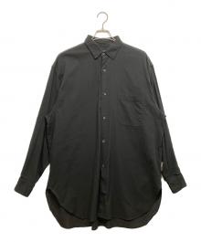 COMOLI（コモリ）の古着「オックス シャツ」｜ブラック