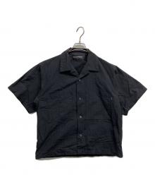 Diaspora Skateboards（ディアスポラスケートボードズ）の古着「オープンカラーシャツ」｜ネイビー