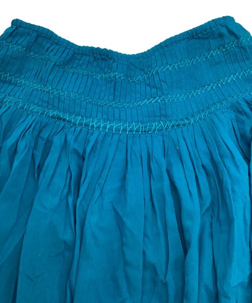 house of lotus（ハウスオブロータス）HOUSE OF LOTUS (ハウスオブロータス) 刺繍ロングスカート ブルー サイズ:Mの古着・服飾アイテム