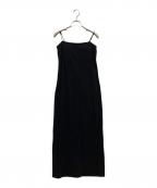 yo BIOTOPヨー ビオトープ）の古着「Cotton bere bra one-piece」｜ブラック