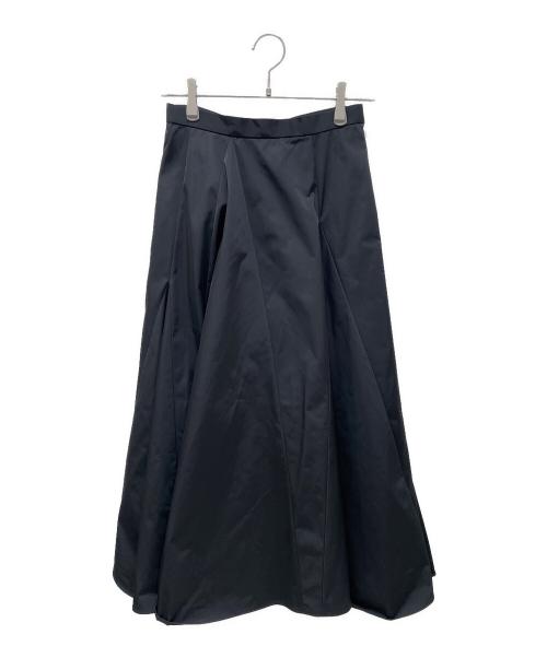 ENFOLD（エンフォルド）ENFOLD (エンフォルド) Volume Flare-skirt ブラック サイズ:36の古着・服飾アイテム