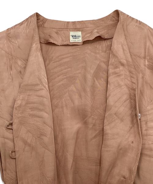 Ron Herman（ロンハーマン）Ron Herman (ロンハーマン) リーフ柄レーヨンワンピース ベージュ サイズ:XSの古着・服飾アイテム