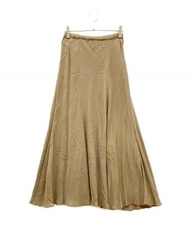プラージュ　ウォッシャブル　フィブリル　ロングスカート　34 カーキ 中古・古着通販】Plage (プラージュ) Washable Fibril ロングスカート