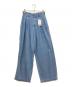 SLOBE IENA（スローブ イエナ）の古着「LEDENIM TUCK TROUSERデニム」｜ブルー