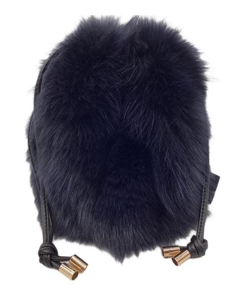 DRAWER（ドゥロワー）DRAWER (ドゥロワー) フォックスファー巾着ポーチの古着・服飾アイテム