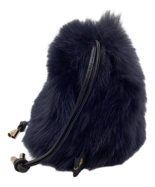 DRAWER（ドゥロワー）DRAWER (ドゥロワー) フォックスファー巾着ポーチの古着・服飾アイテム