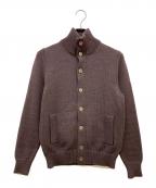 Zanoneザノーネ）の古着「CHIOTOニットカーディガン」｜ブラウン