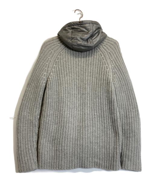 HERNO（ヘルノ）HERNO (ヘルノ) CARDIGAN IN COB STITCH WOOL グレー サイズ:46の古着・服飾アイテム