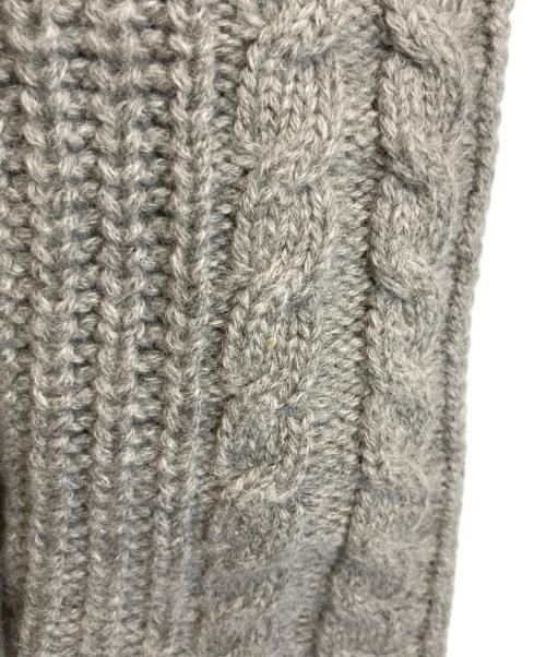 HERNO（ヘルノ）HERNO (ヘルノ) CARDIGAN IN COB STITCH WOOL グレー サイズ:46の古着・服飾アイテム