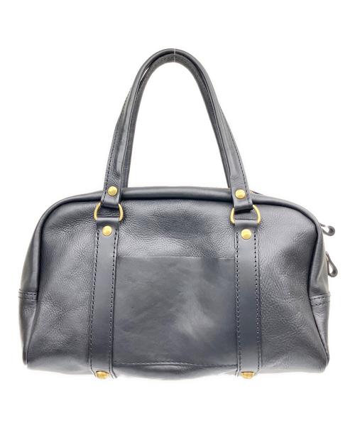 Herz（ヘルツ）Herz (ヘルツ) 学生鞄を思わせるカジュアルボストン ブラックの古着・服飾アイテム