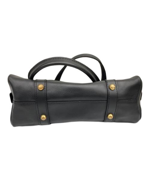 Herz（ヘルツ）Herz (ヘルツ) 学生鞄を思わせるカジュアルボストン ブラックの古着・服飾アイテム