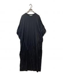 beautiful people（ビューティフルピープル）の古着「high gauge jersey set in dolman dress」｜ブラック
