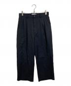 cornierコルニエ）の古着「ウールスラックス　日本製」｜ブラック