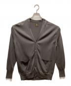 BATONERバトナ―）の古着「THE SEAISLAND COTTON V NECK CARDIGAN」｜グレー