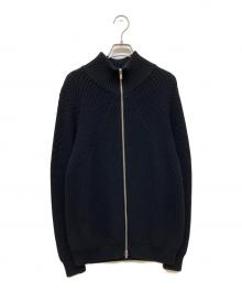 BATONER（バトナ―）の古着「SIGNATURE DRIVERS KNIT」｜ブラック