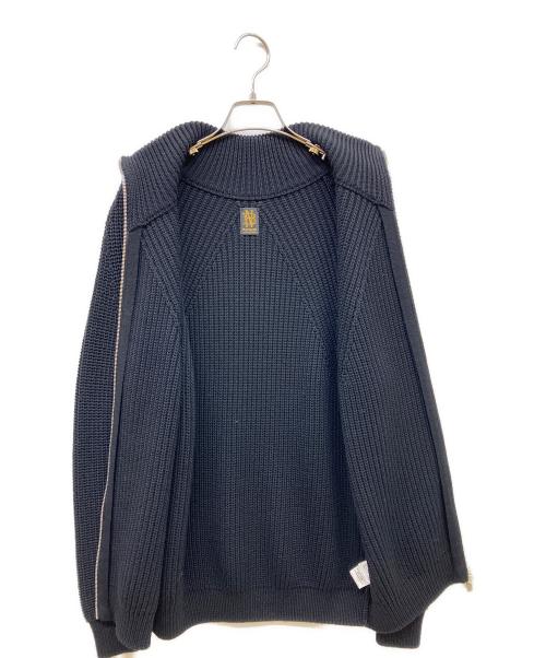 BATONER（バトナ―）BATONER (バトナ―) SIGNATURE DRIVERS KNIT ブラック サイズ:1の古着・服飾アイテム