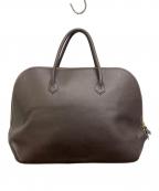 ciseiシセイ）の古着「ラウンドジップブリーフバッグ」｜ブラウン