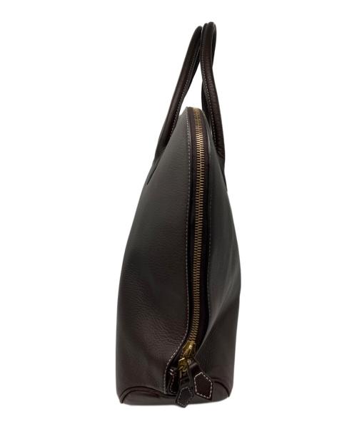 cisei（シセイ）cisei (シセイ) ラウンドジップブリーフバッグ ブラウン サイズ:下記参照の古着・服飾アイテム