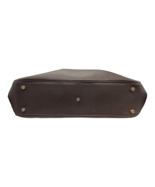 cisei（シセイ）cisei (シセイ) ラウンドジップブリーフバッグ ブラウン サイズ:下記参照の古着・服飾アイテム