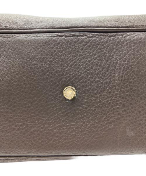 cisei（シセイ）cisei (シセイ) ラウンドジップブリーフバッグ ブラウン サイズ:下記参照の古着・服飾アイテム