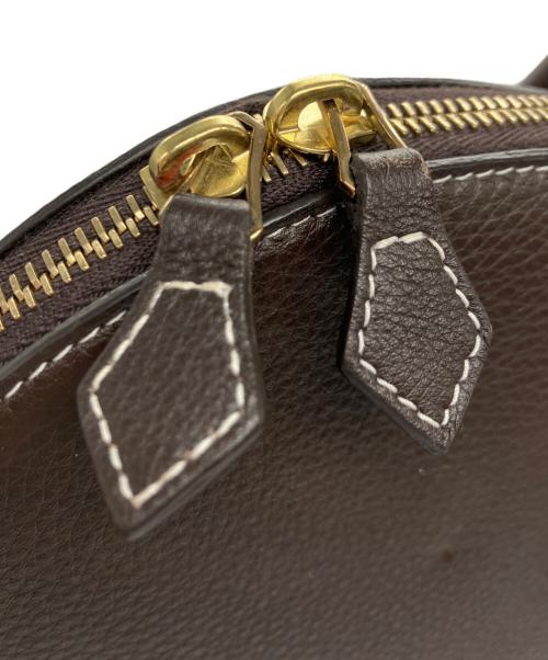 cisei（シセイ）cisei (シセイ) ラウンドジップブリーフバッグ ブラウン サイズ:下記参照の古着・服飾アイテム